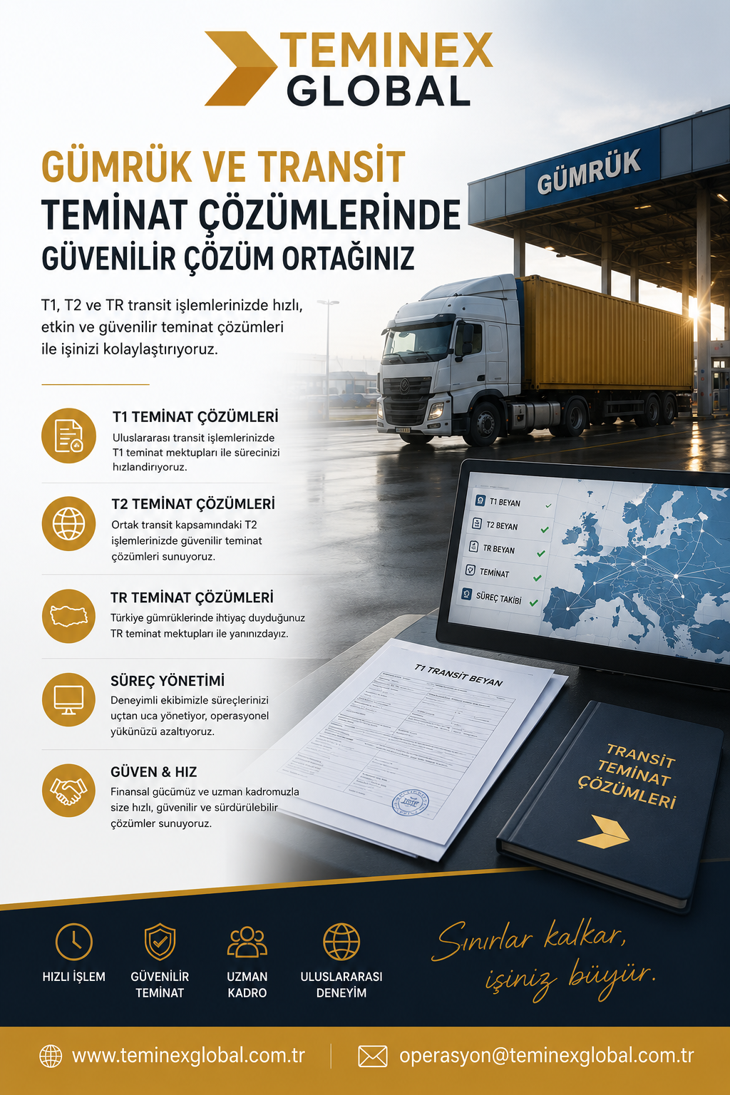 Uluslararası Transit Süreçleriniz İçin Güçlü Teminat Çözümleri